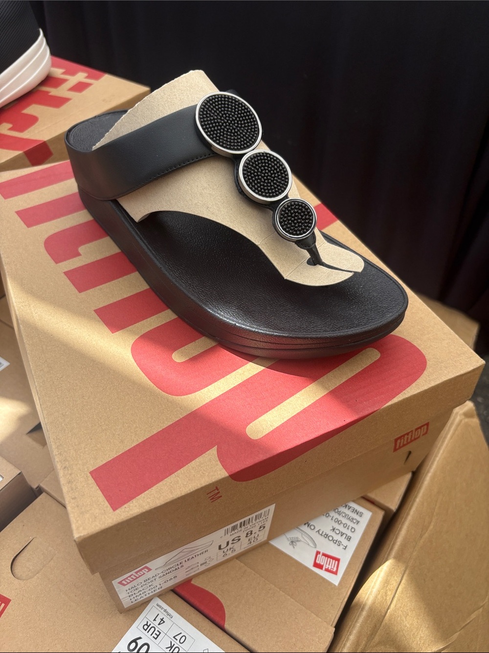 Fitflop Halo Bead-Circle Leather